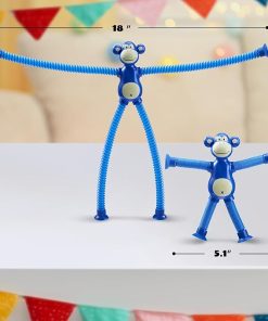 Alternative view of Telescopic Monkey Suction Toy for Toddlers