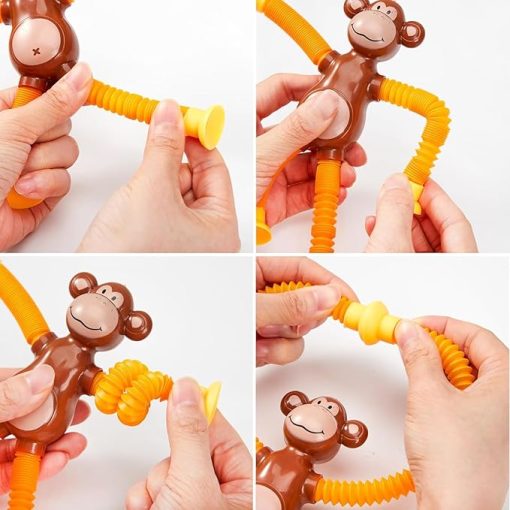 Telescopic Monkey Suction Toy for Toddlers - Image 3