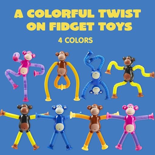 Telescopic Monkey Suction Toy for Toddlers - Image 6