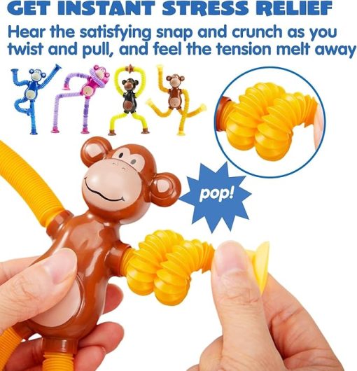 Telescopic Monkey Suction Toy for Toddlers - Image 4