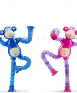 Telescopic Monkey Suction Toy for Toddlers